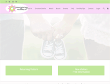 Tablet Screenshot of naturalfertility.com